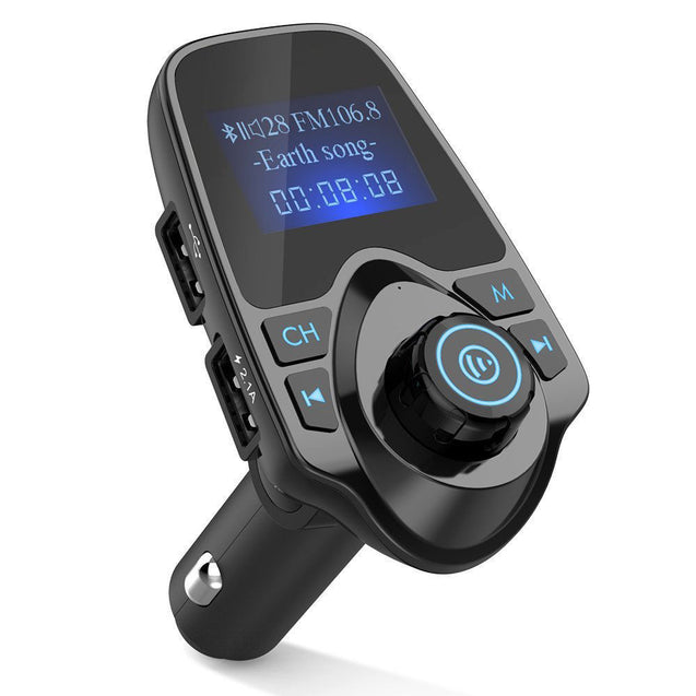 Bluetooth Car FM Transmitter AUX Wireless Radio Adapter USB Charger Mp3 Player - Anyvolume.com