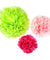 12 PCs Paper Tissue Pom Pom Flower Ball Wedding Birthday Babyshower Party Decor - Anyvolume.com