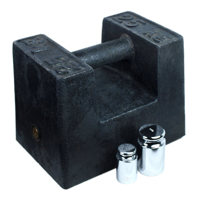 25KG Cast Iron Calibration Weight with 200g and 500g Test Weights - Anyvolume.com