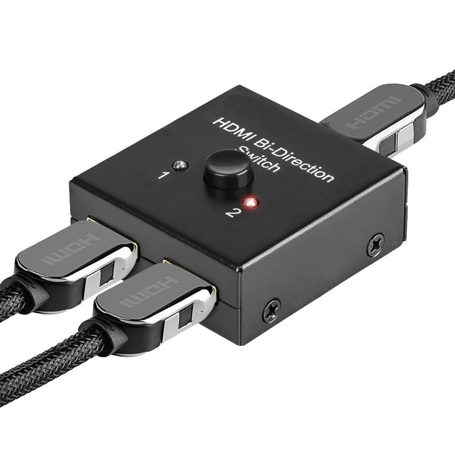 2x1 1x2 Ultra 4K Bi Direction HDMI 2.0 Switch Switcher Hub HDCP 3D 1080p - Anyvolume.com