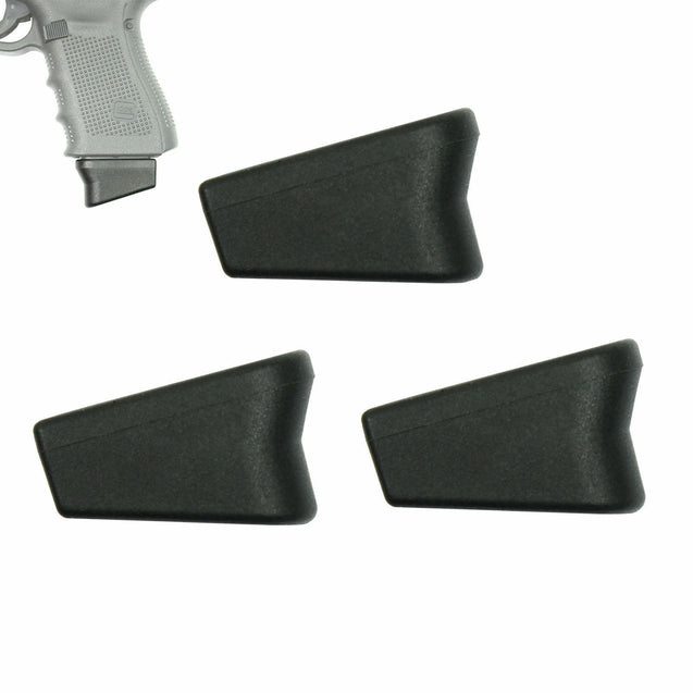Pack of 3 Magazine Extensions (+2) 9mm Mag Base for Glock 17 19 22 23 26 27 33