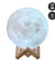 3D Moon Night Light Table Lamp USB Charging Remote Touch Control Home Decor Gift