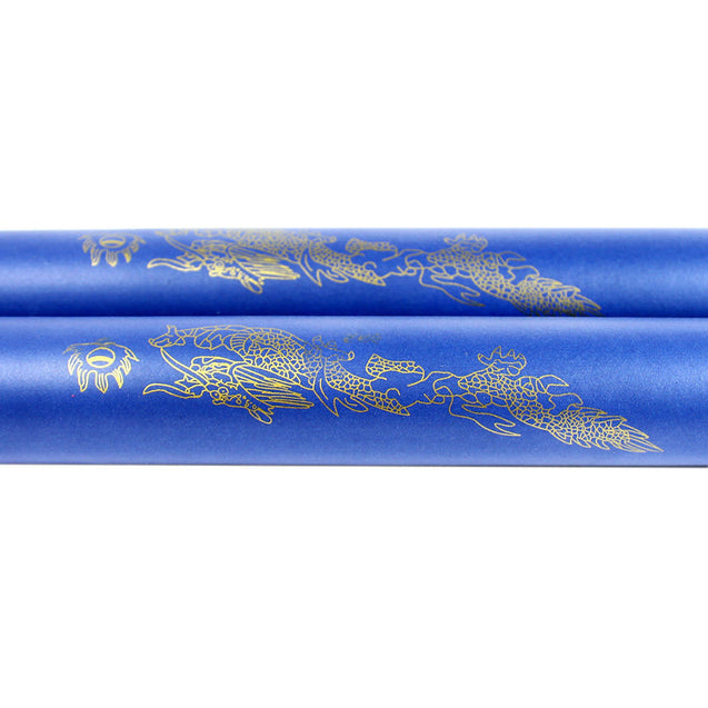 Foam Nunchucks Nunchakus Dragon Pattern for Martial Art Karate Training - Blue - Anyvolume.com