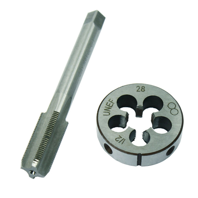 1/2"-28 Tap and Die Set Gunsmithing UNF HSS 1/2" x 28 22LR 223 5.56 9mm