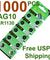 1000 PCS  LR1130 AG10 389 Alkaline Battery 1.5V Button Cell for Watch Calculator - Anyvolume.com
