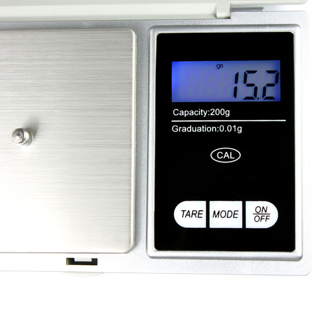 200g x 0.01g Pocket Digital Scale Precision Jewelry Scale - Calibration Weights - Anyvolume.com