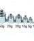 5 pcs calibration weight set 5g 10g 20g 50g with free 1g weight - Anyvolume.com