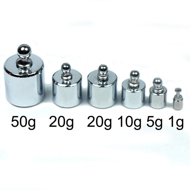 5 pcs calibration weight set 5g 10g 20g 50g with free 1g weight - Anyvolume.com