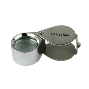 10X Jeweler  Loupe  Magnifier 10x21mm Magnifying Glass with storage case - Anyvolume.com