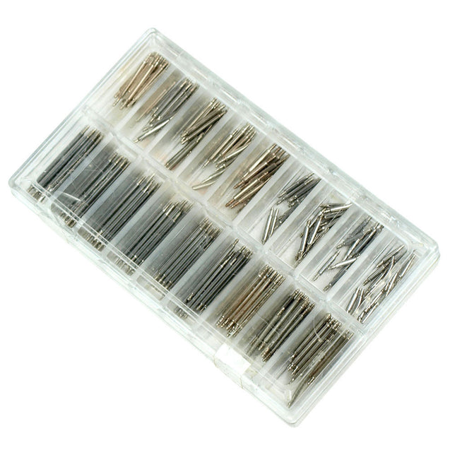 360 PCS Stainless Steel Watch Band Spring Bars Strap Link Pins 8mm - 25mm - Anyvolume.com