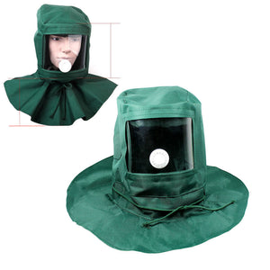 Sand Blasting Hood Cap Anti Wind / Sandblaster Tools Dust Protective Face Mask - Anyvolume.com