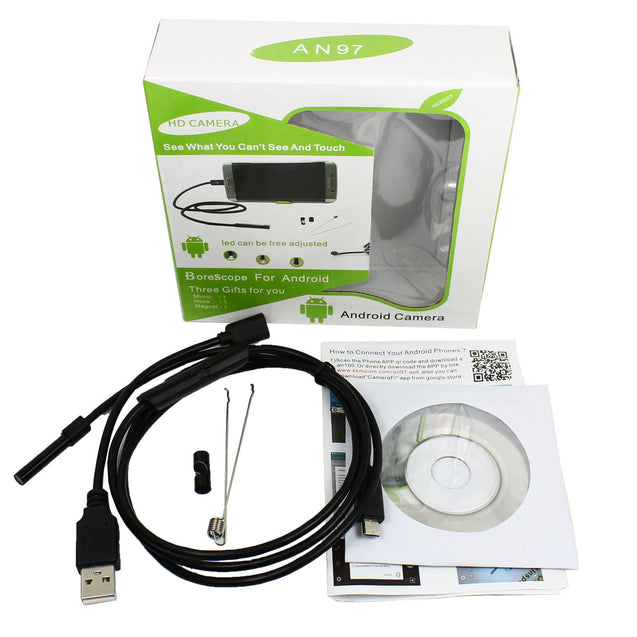 1.5M 5.5mm 6LED USB Waterproof Endoscope Borescope Mirco Snake Inspection Camera - Anyvolume.com