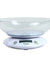 7Kg /15lbs x 1g Digital Kitchen Diet Food Postal Scale - Clear Removable Bowl - Anyvolume.com