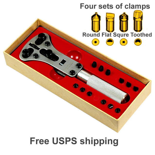 Watch Repair tool- Waterproof Screw Case Opener Jaxa Wrench Case Remover #2819/4 - Anyvolume.com