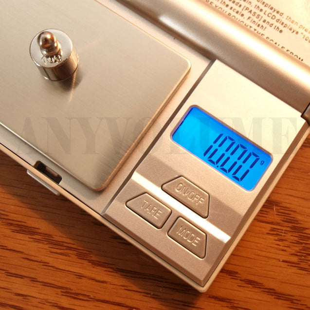 100g x 0.01g Digital Pocket Scale .01g Jewelry Scale with Calibration Weights - Anyvolume.com