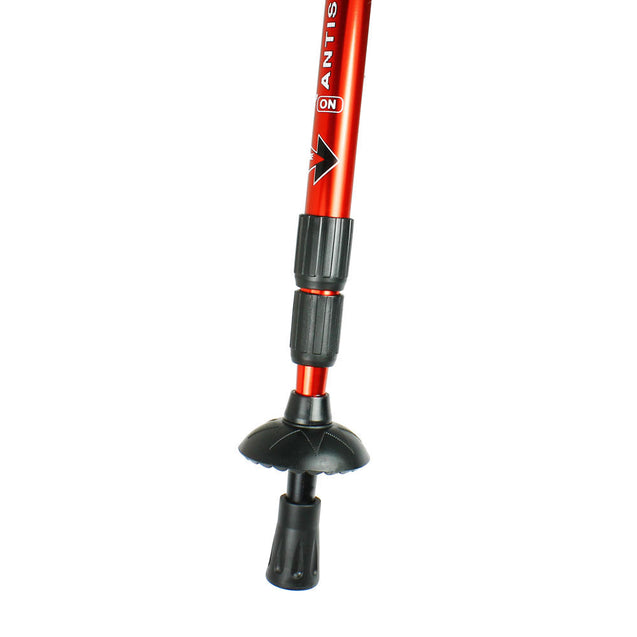 Pair 2 Trekking Walking Hiking Sticks Anti-shock Adjustable Alpenstock Poles - Anyvolume.com
