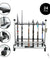 24 Rod Fishing Pole Holder Aluminum Alloy Stand Rack Storage Portable Tool US