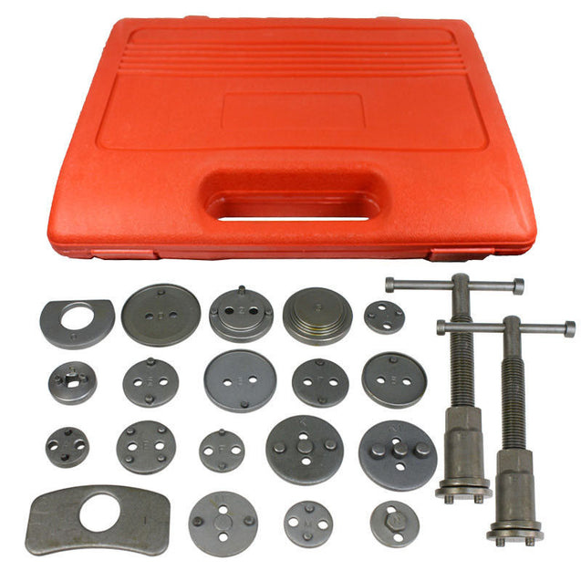 Universal 21 PCS New Brake Caliper Piston Disc Rewind Back Tool Set Pads Pro - Anyvolume.com