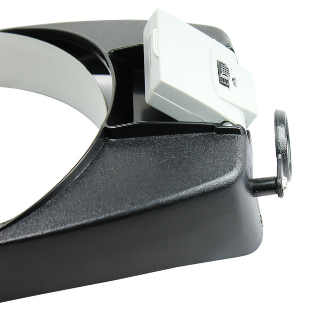 Jewelers Head Headband Magnifier LED Illuminated Visor Magnifying Glasses Loupe - Anyvolume.com