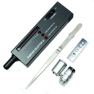 Jeweler diamond tool kit : Portable Diamond Tester - Loupe - Gemstone Tweezers - Anyvolume.com