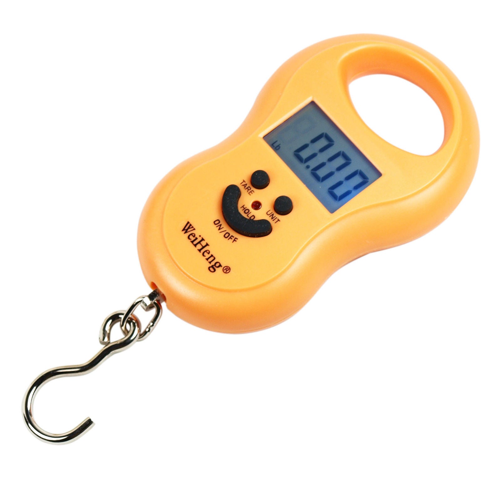 50Kg / 5g-10g Portable Digital Hanging / Fishing Scale with Lighted LC 
