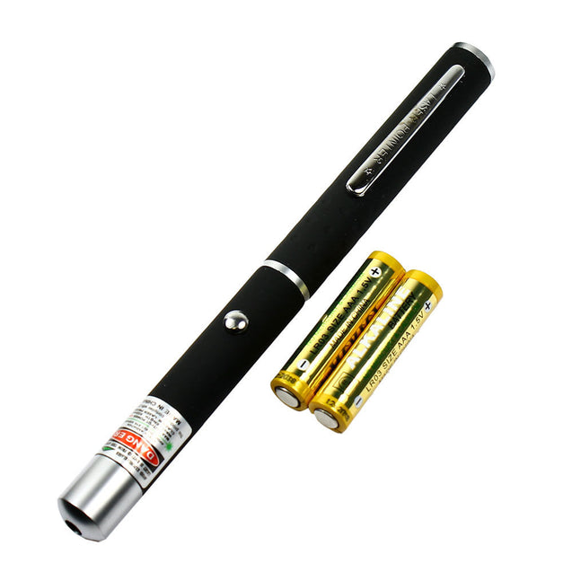 High Power 5mW Bright Green dot beam Laser Pointer Pen with storage case - Anyvolume.com