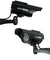 Pack of 2 Solar Powered Dummy Security Camera CCTV with LED Record Light - Black - Anyvolume.com