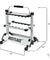 Fishing Pole Holder Aluminum Alloy Rack Stand Portable Storage Tool 12 Rods