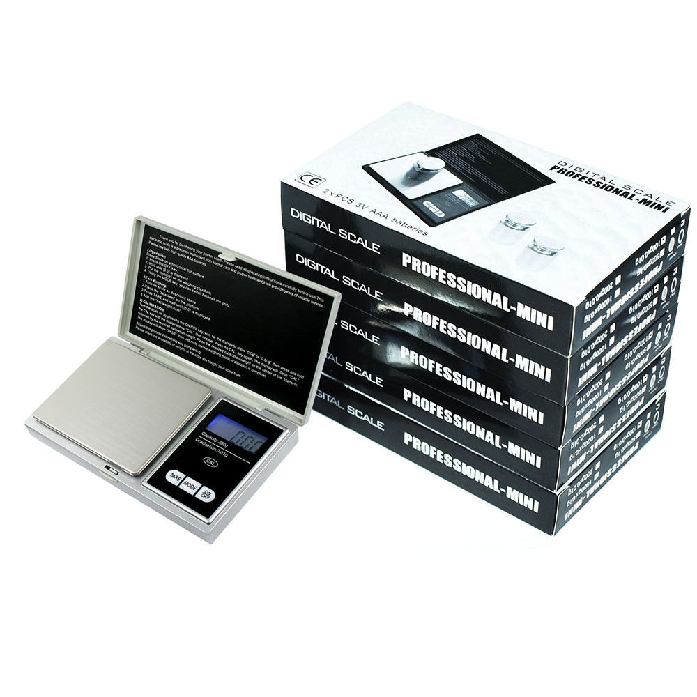 Wholesale 5 PCS CS-200 Digital Portable Precision Pocket Scale 200g x 