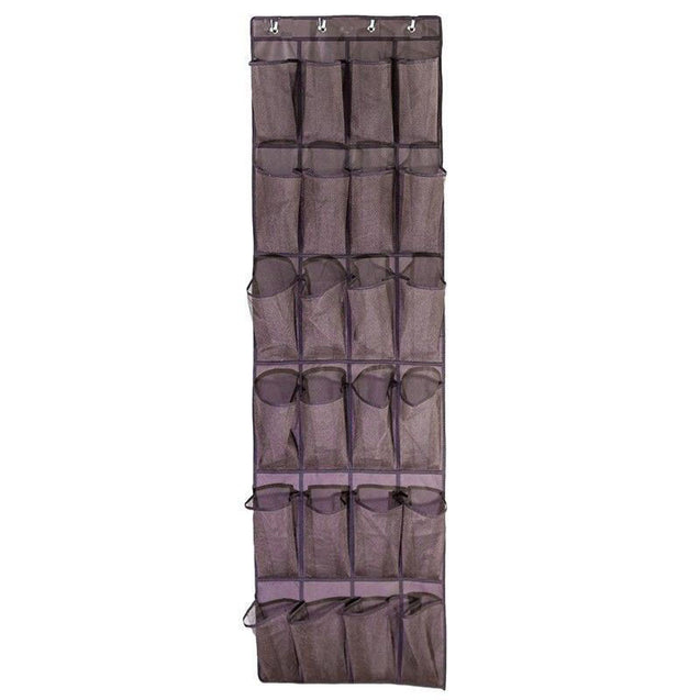 24 Pocket Shoe Door Hanging Organizer Storage Rack Bag Closet Holder Door - Anyvolume.com