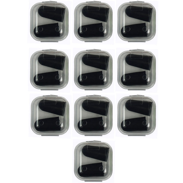 10 Pack Lot Ear Plugs Soft Foam Sleep Travel Noise Canceling Earplugs with Case - Anyvolume.com