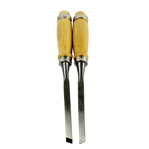 12 Piece Wood Carving Hand Chisel Tool Set Professional Woodworking Gouges Steel - Anyvolume.com