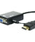 HDMI Male to VGA With Audio HD Video Cable Converter Adapter 1080P for PC - Anyvolume.com