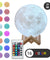 3D Moon Night Light Table Lamp USB Charging Remote Touch Control Home Decor Gift