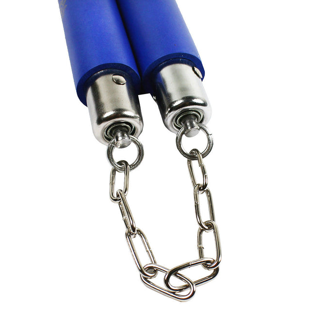 Foam Nunchucks Nunchakus Dragon Pattern for Martial Art Karate Training - Blue - Anyvolume.com