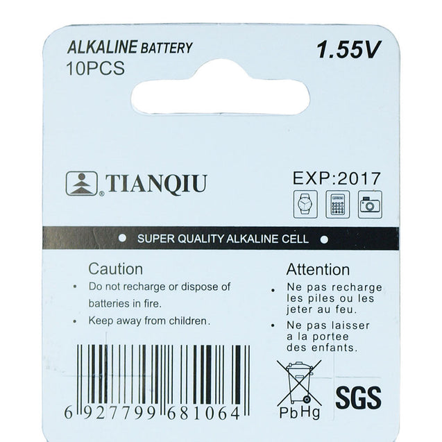 50 PCS LR69 AG6 371 LR921 1.5V Alkaline Battery for Watch Lighter - Anyvolume.com