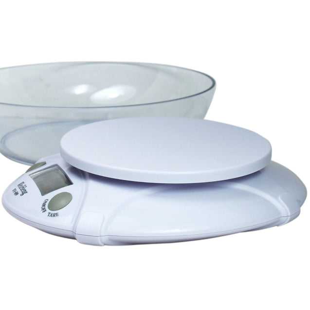7Kg /15lbs x 1g Digital Kitchen Diet Food Postal Scale - Clear Removable Bowl - Anyvolume.com