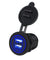 12V Car Cigarette Lighter Socket Dual 2.1A USB Port Charger Power Outlet LED - Anyvolume.com