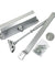 65-85 Kgs Size 4 Commercial Door Closer Silver Aluminium Alloy Heavy Duty - Anyvolume.com
