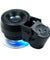Mini 45X  Lighted Jewelers Loupe / Magnifier with LED & Fluorescence Lights - Anyvolume.com
