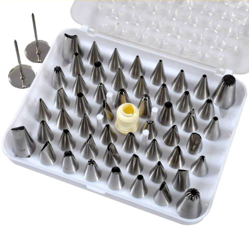 52 Pcs Icing Piping Tips Set Cake Frosting Decorating Nozzles Sugarcraft Pastry - Anyvolume.com