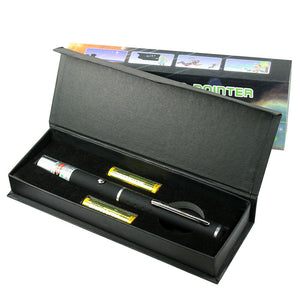 High Power 5mW Bright Green dot beam Laser Pointer Pen with storage case - Anyvolume.com