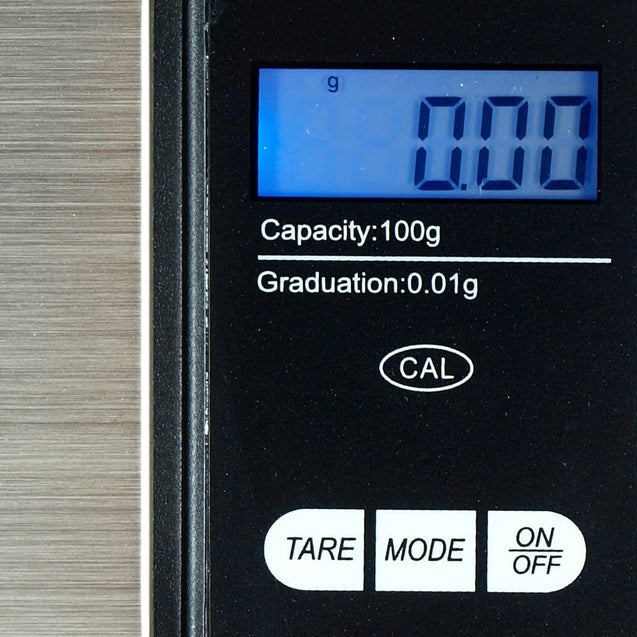 CS-100 100g x 0.01g Digital Pocket Scale Jewelry Scale + Calibration Weight - Anyvolume.com