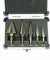 5X HSS Cobalt Multiple Hole Cut 50 Sizes Step Drill Bit Set Kit w/ Aluminum Case - Anyvolume.com