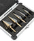 5X HSS Cobalt Multiple Hole Cut 50 Sizes Step Drill Bit Set Kit w/ Aluminum Case - Anyvolume.com