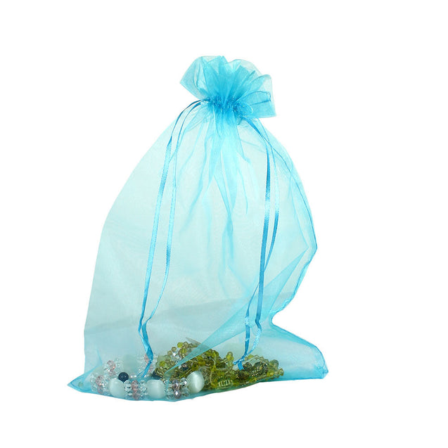 100 PCS Sheer Organza Wedding Party Decoration Favour Gift Bags Candy Pouches - Anyvolume.com
