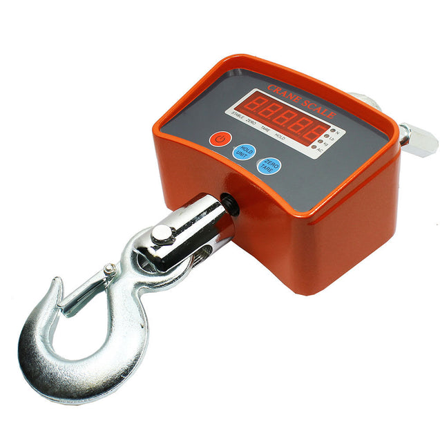 1000KG 2200 LBS Digital Hanging Scale Mini Industrial Crane Scale Warehouse + AC - Anyvolume.com