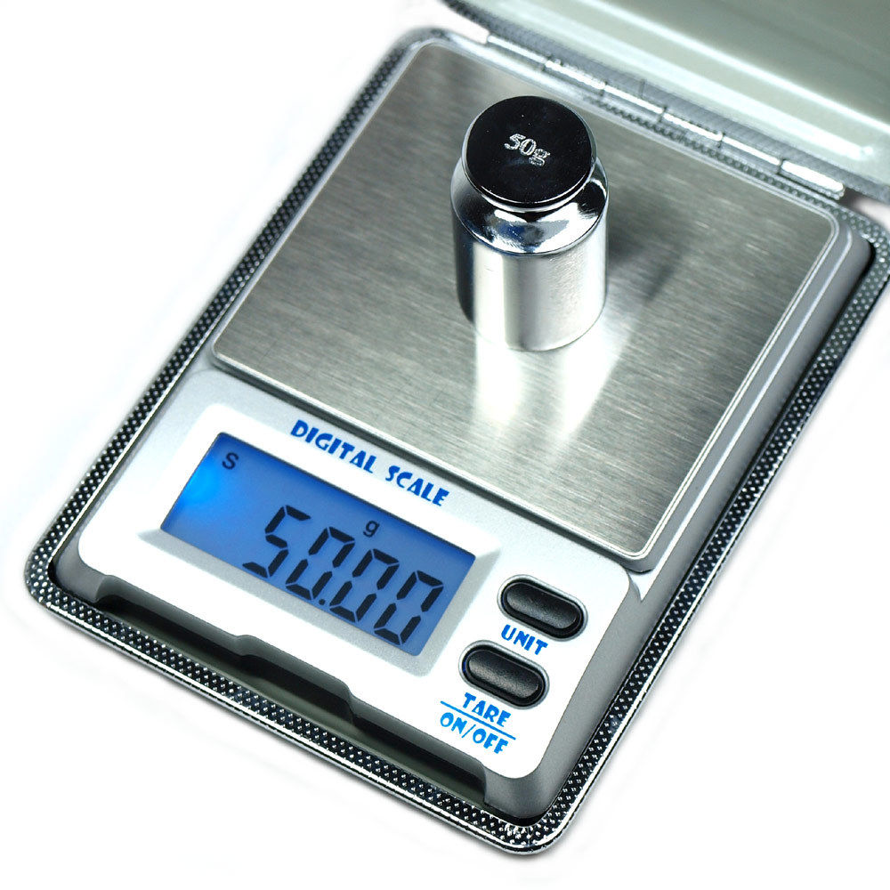 DS-18 500g x 0.01g Digital Pocket Precision Scale with Calibration Wei 