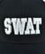 ALL Black SWAT Team Police Officer Embroidered Adjustable Hat Baseball Cap