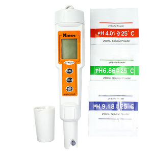Waterproof Portable pH Meter  Precision Digital pH / Temp Tester - Pen Style - Anyvolume.com